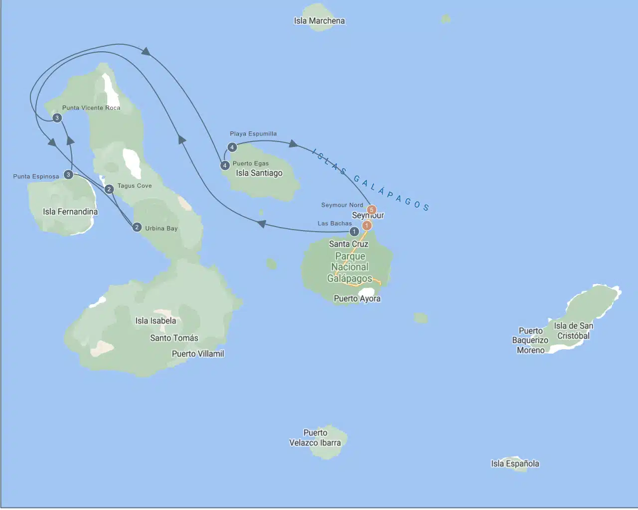 Monserrat A itinerario 5 giorni